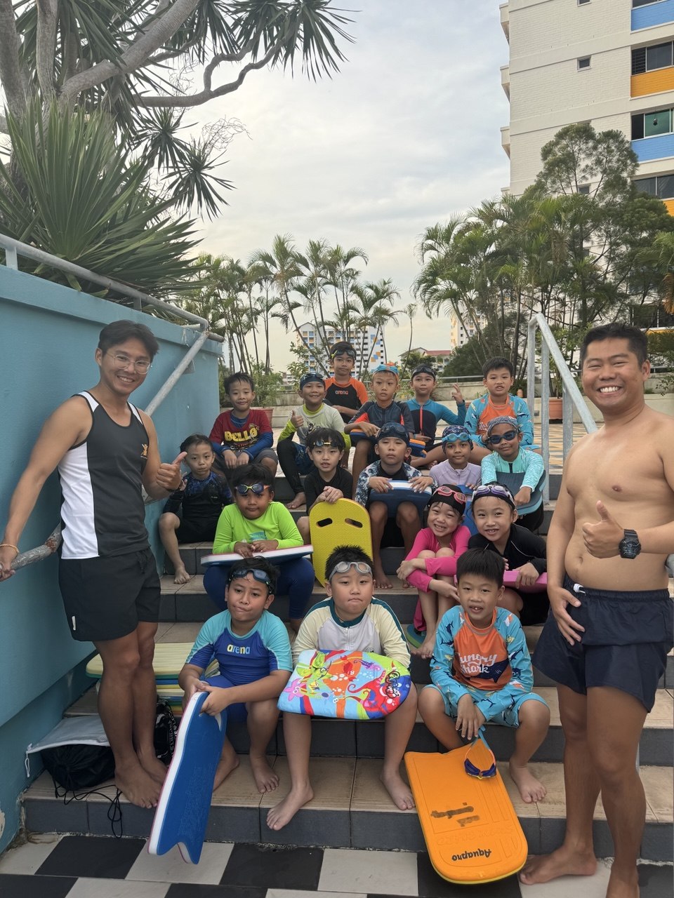 SwimInSG swimming coach with kids Singapore